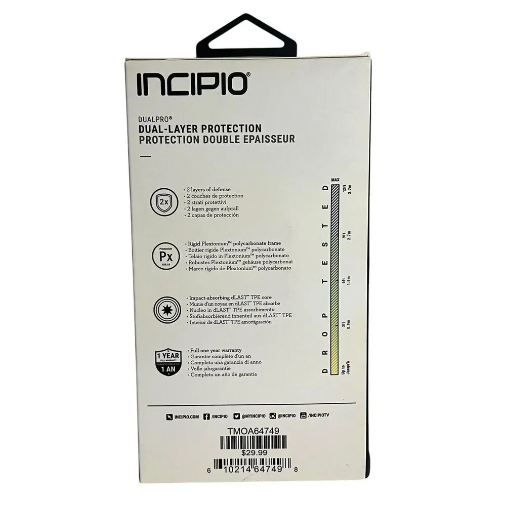 Incipio DualPro Samsung Galaxy On5 Case‎ - Dual-Layer Protection - Black